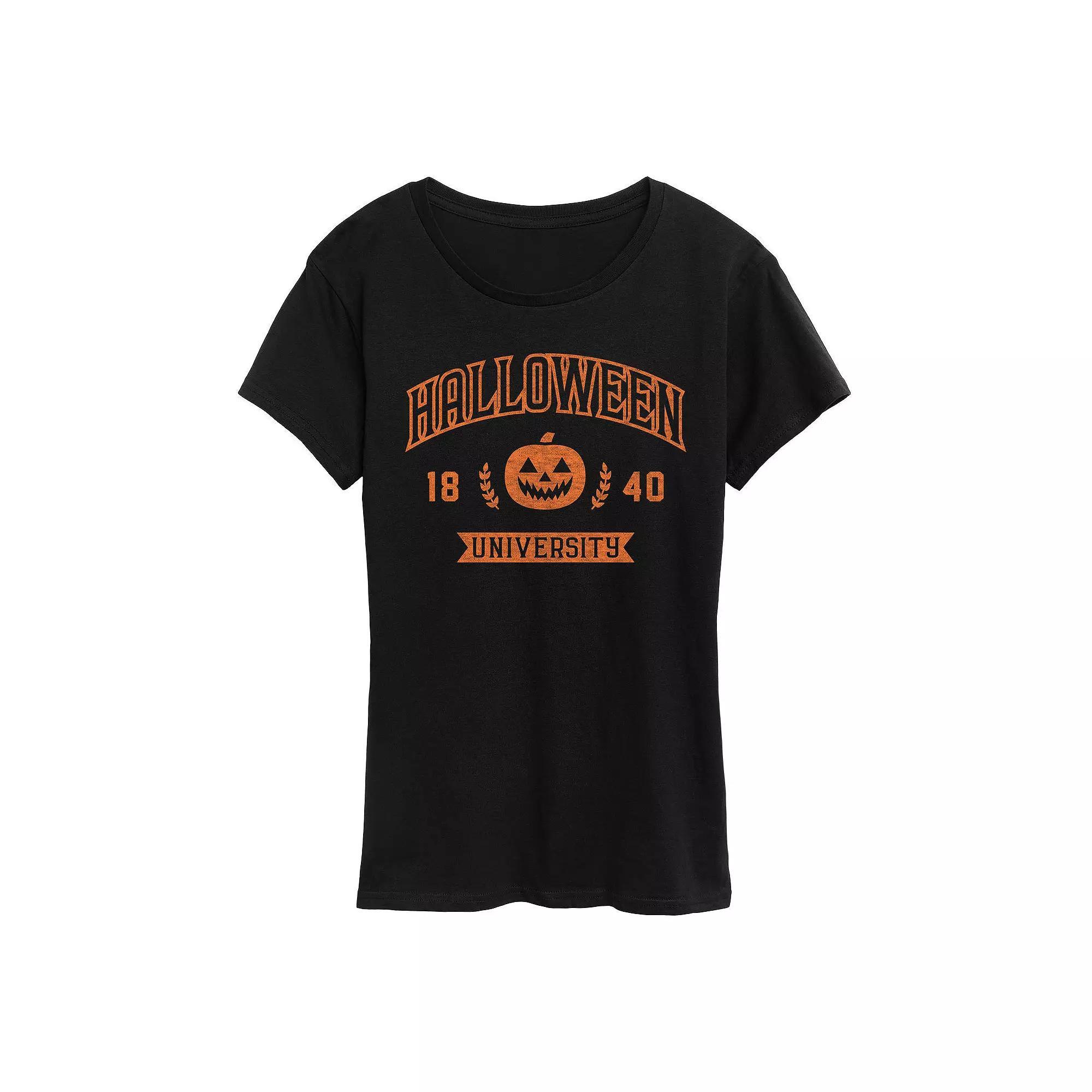 Womens Halloween University Tee, Girls Product Image