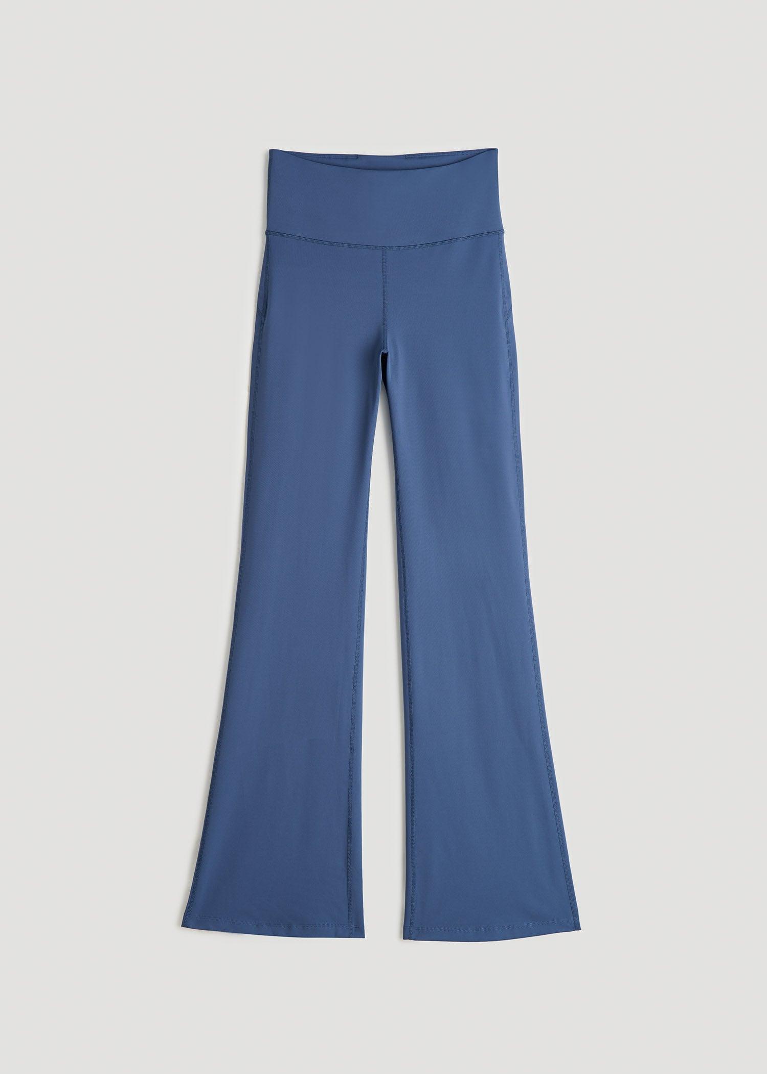 AT Balance Tall Women's Flare Yoga Pants in Steel Blue Product Image