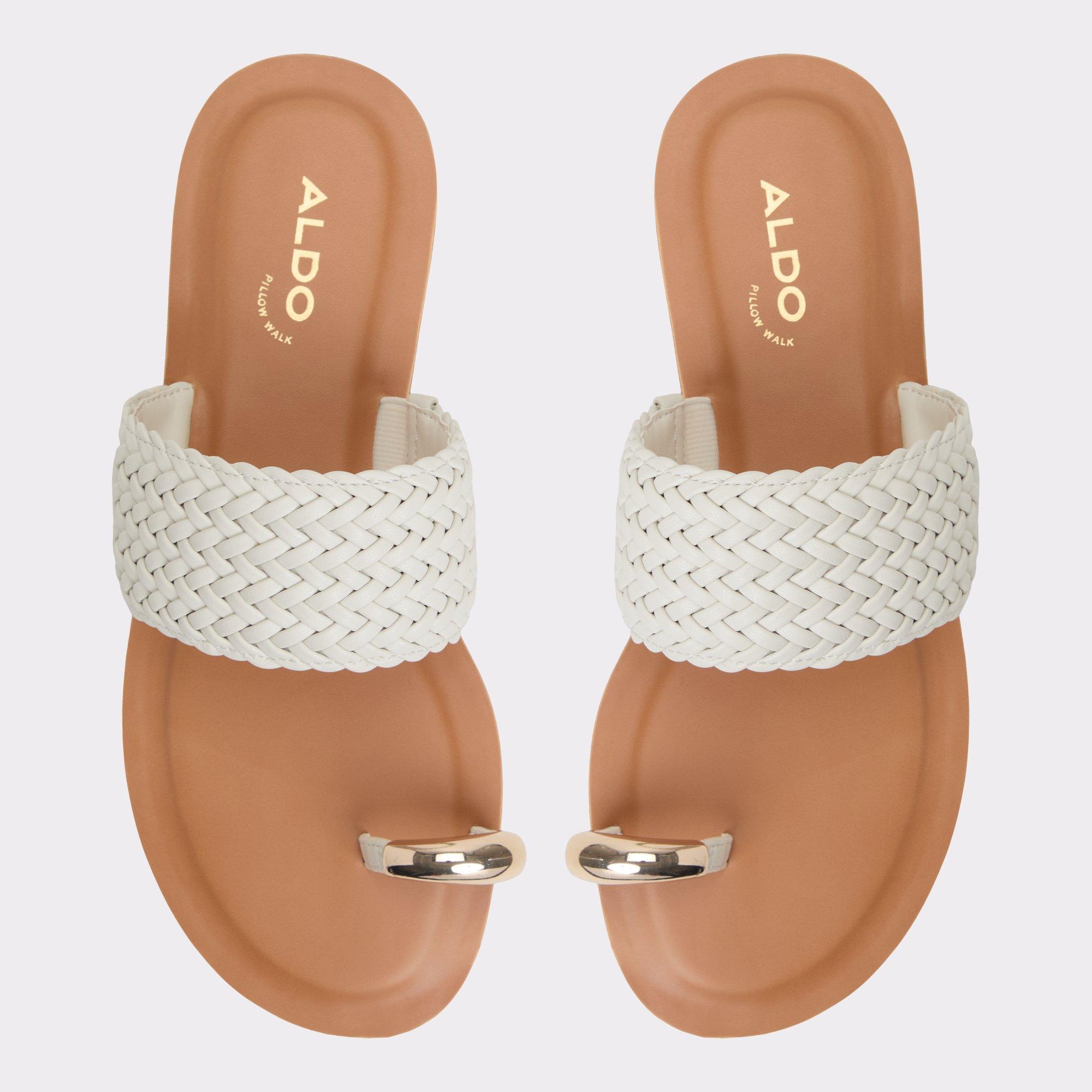 ALDO Beachwalk - Women's Travel Essential Collection - White, Size 6.5 Product Image
