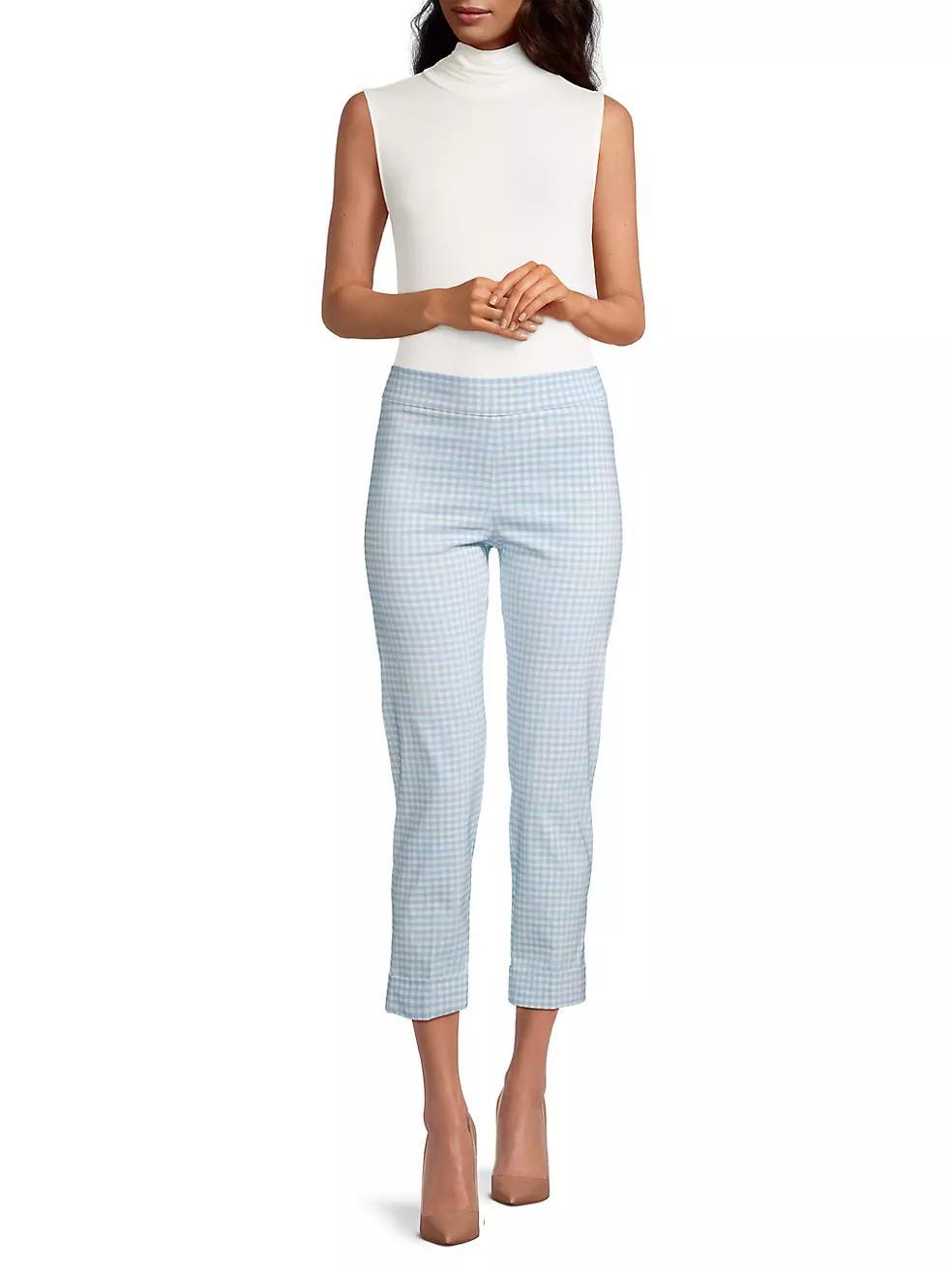 Oliver Gingham Crop Pants Product Image