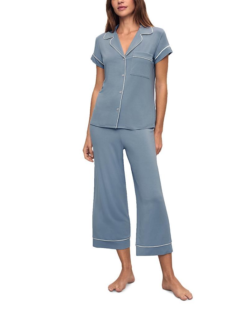 Eberjey Gisele Short Sleeve Crop Pajama Set Product Image