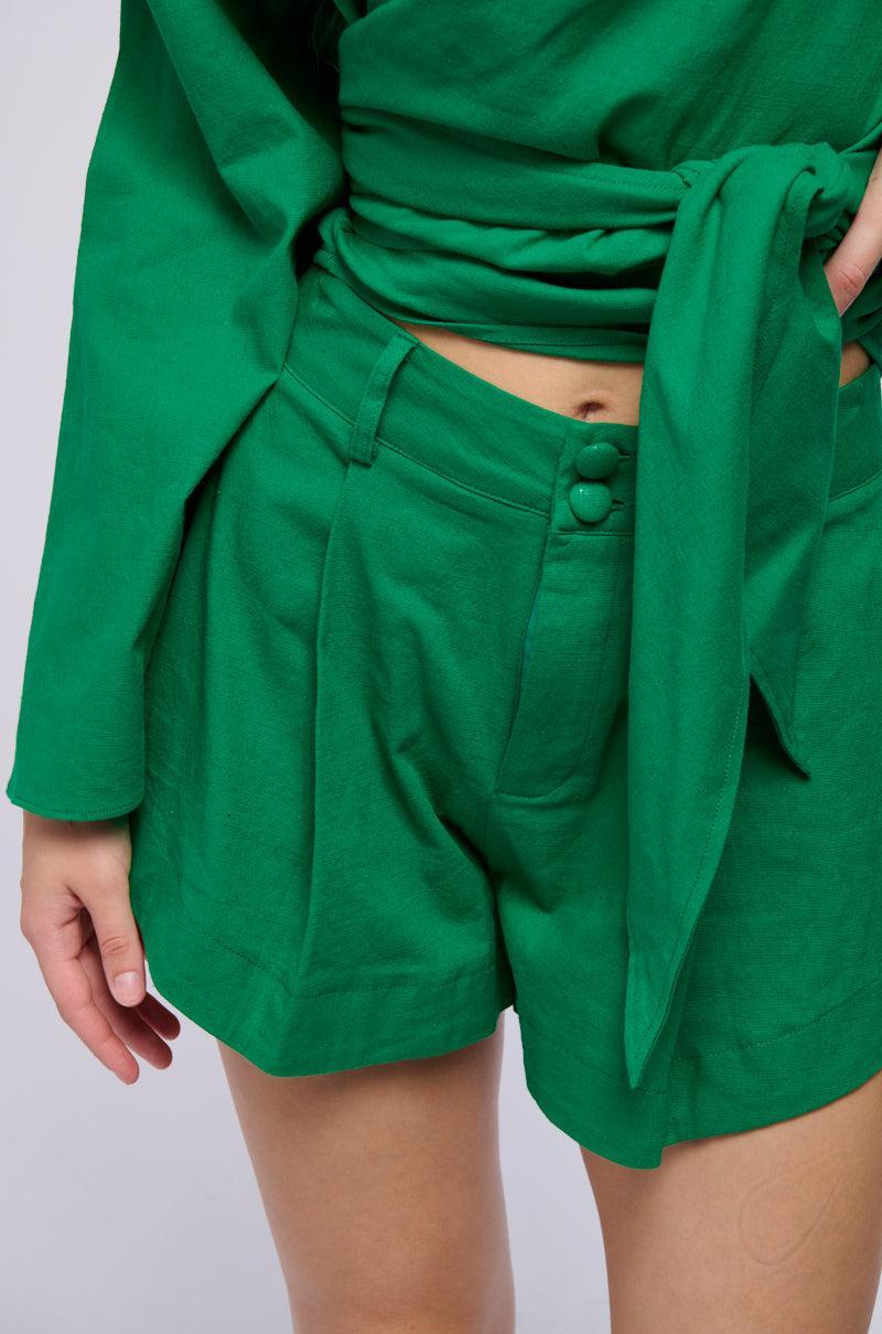 BIANCA LINEN LAYERED SHORT Product Image