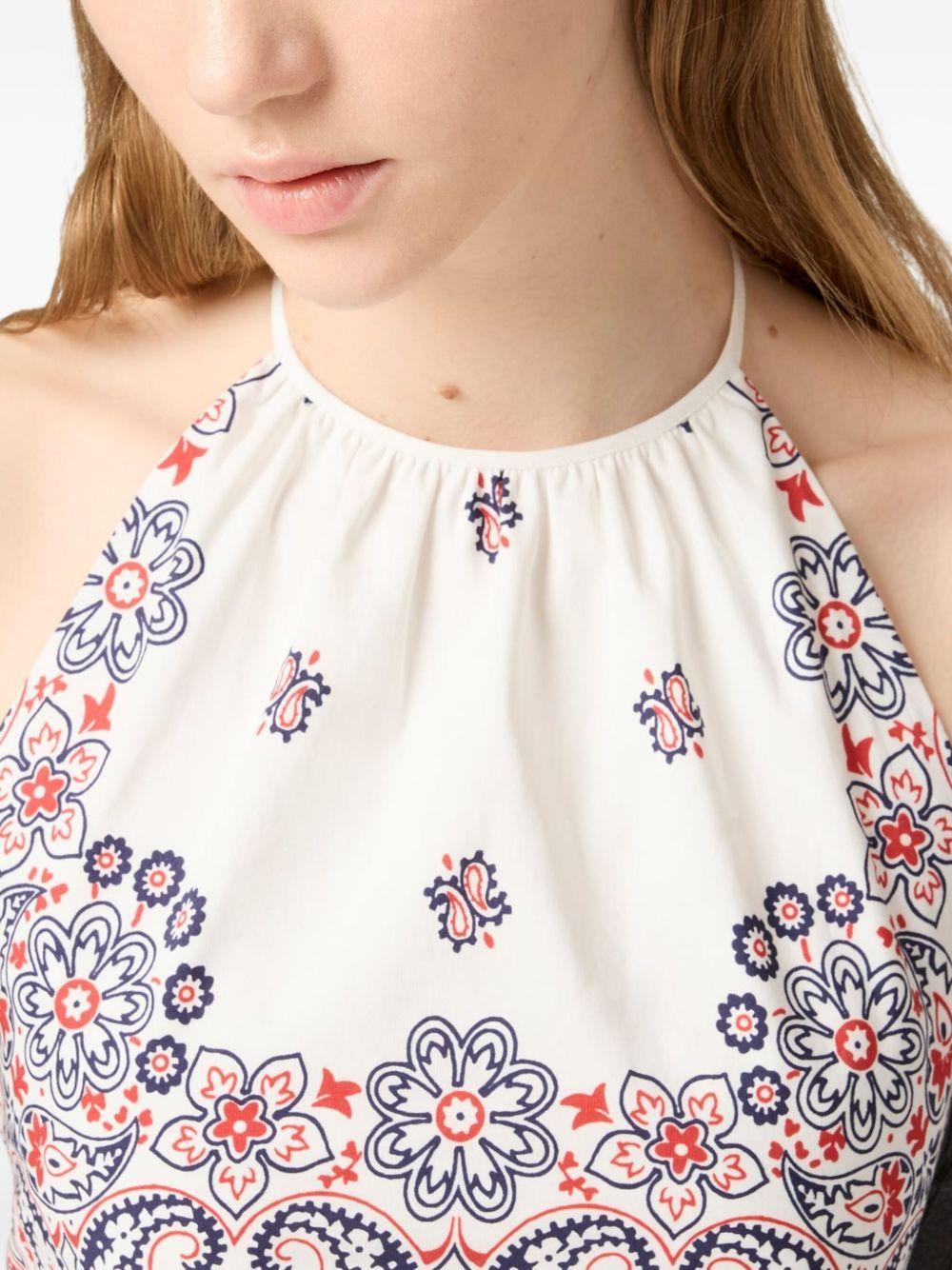 paisley crop top Product Image