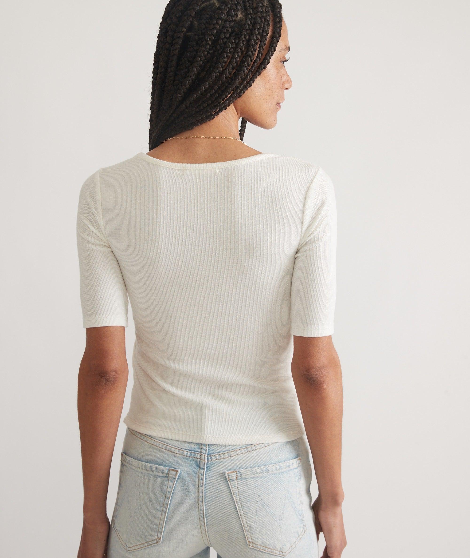 Lexi Rib Square Neck Top Product Image