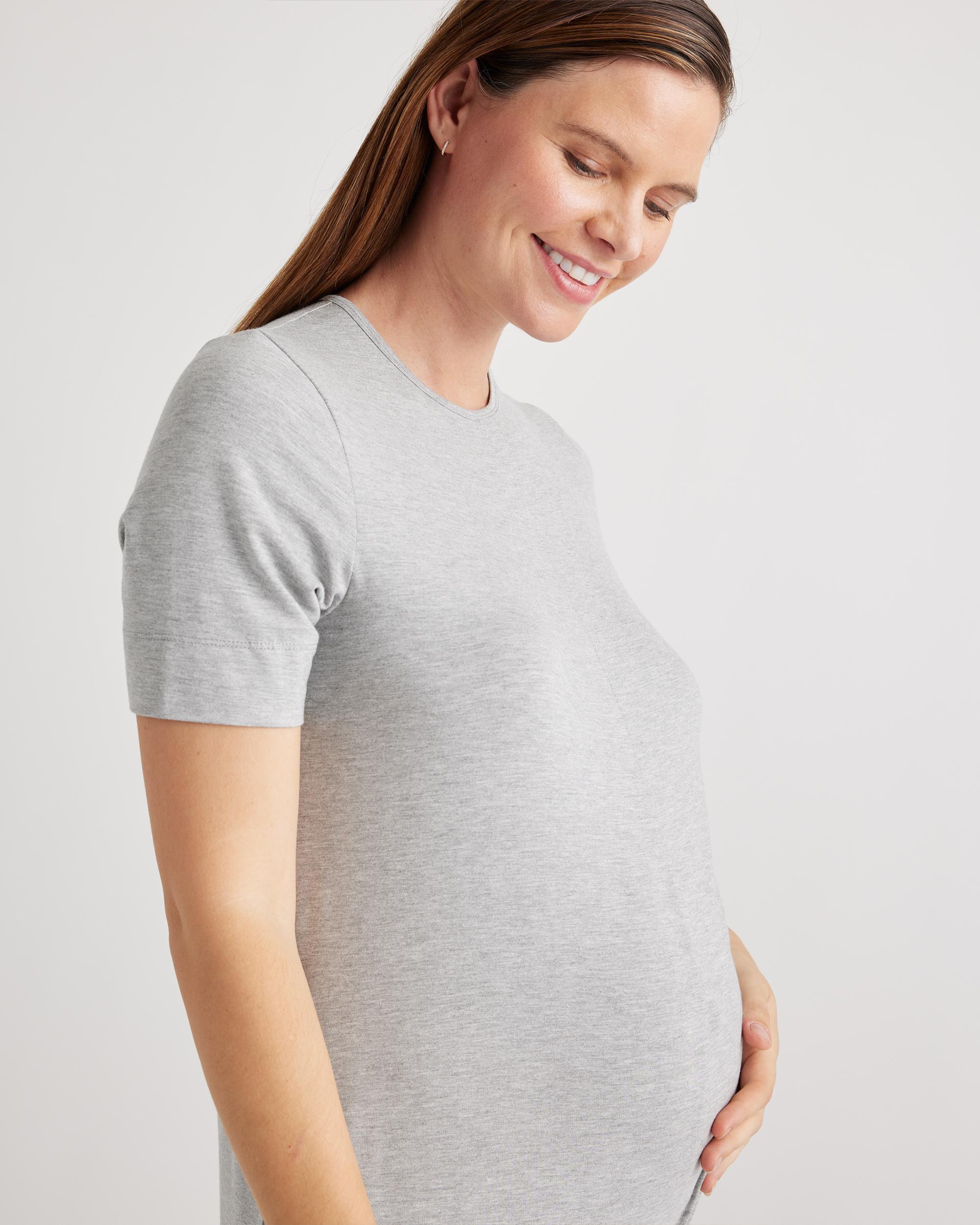 Quince | Women's Bamboo Jersey Maternity Everyday Jumpsuit Product Image