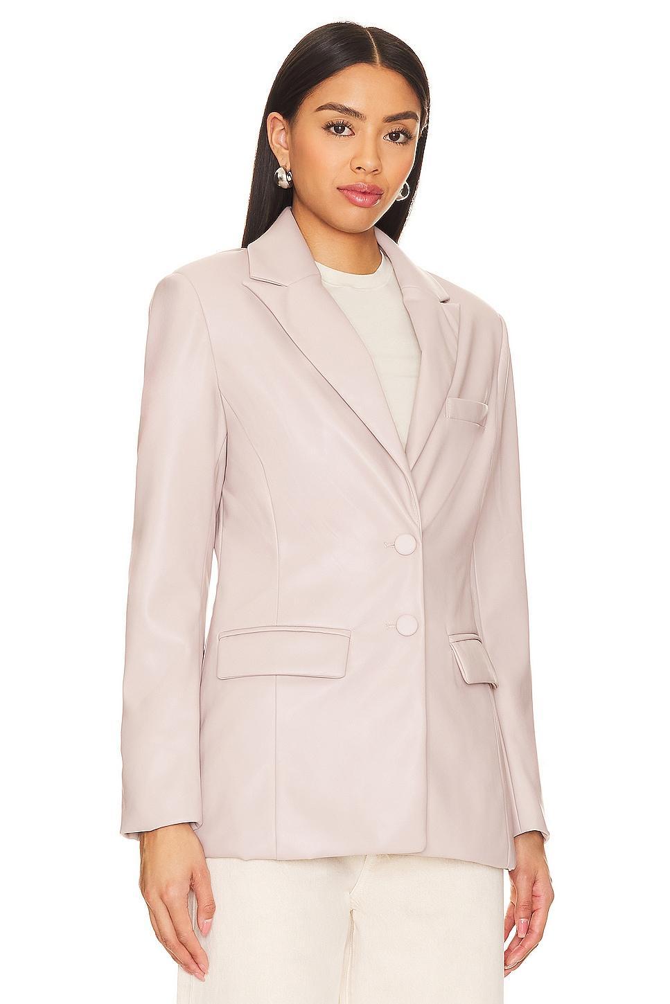 Aria Faux Leather Blazer Steve Madden Product Image