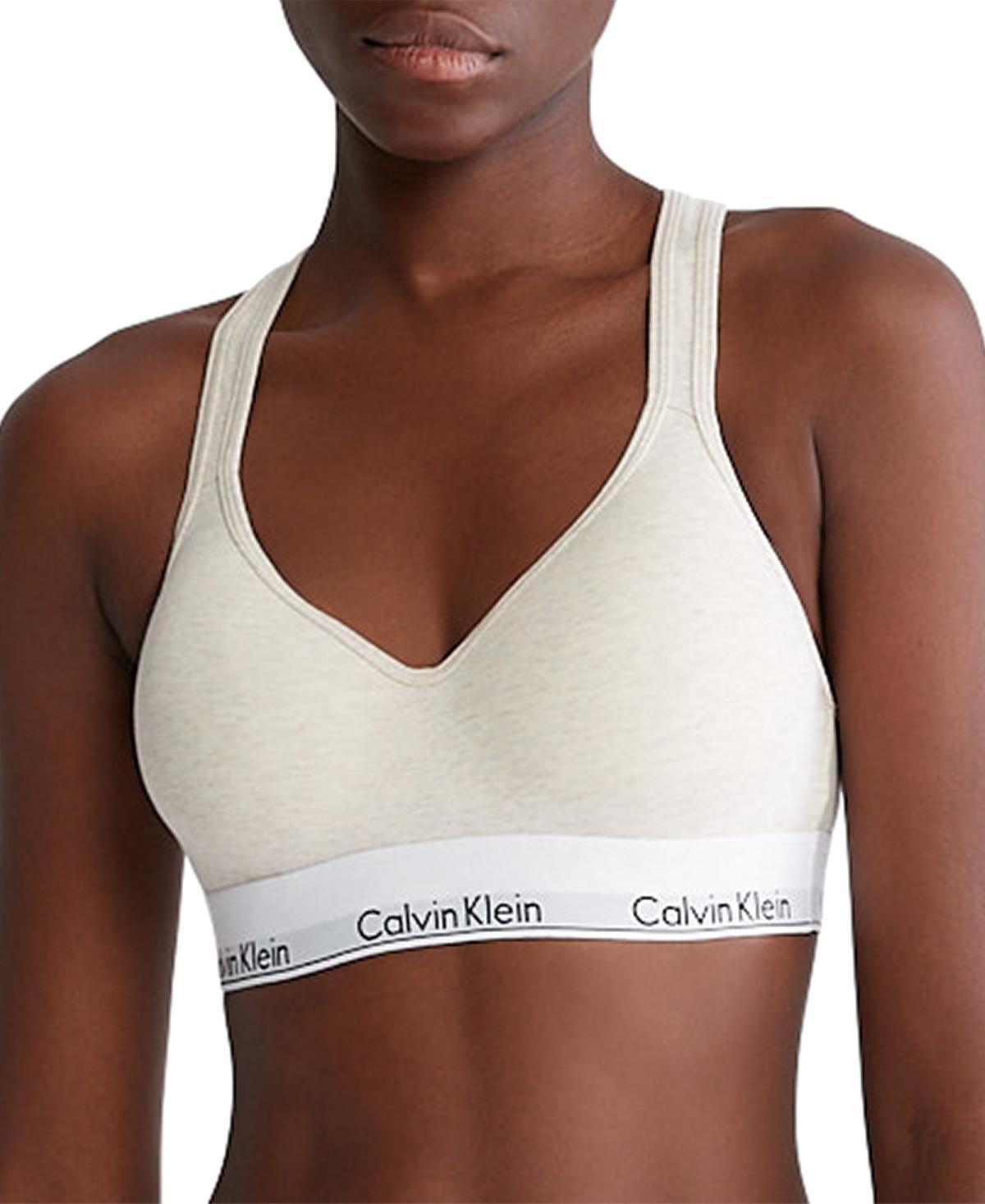 Calvin Klein Modern Cotton Padded Bralette QF1654, Women's, Size: Large, Black Product Image