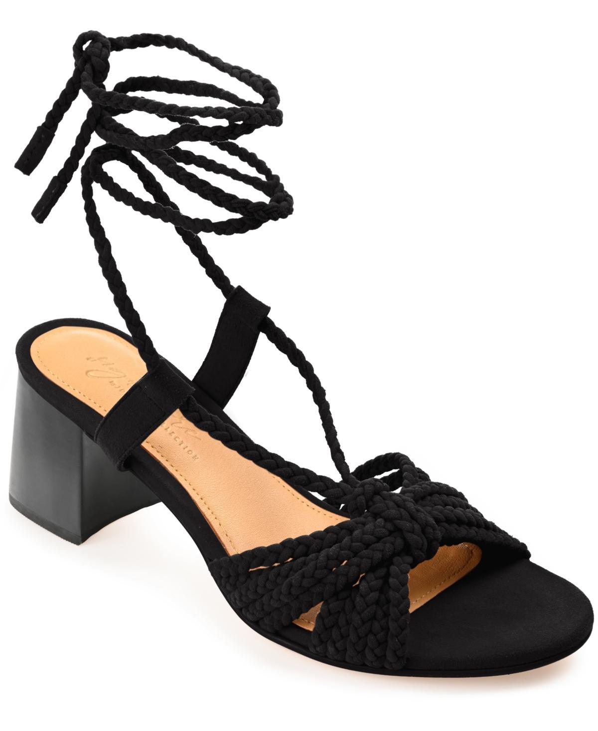 Journee Signature Railee Tru Comfort Foam Womens Leather Dress Sandals Product Image