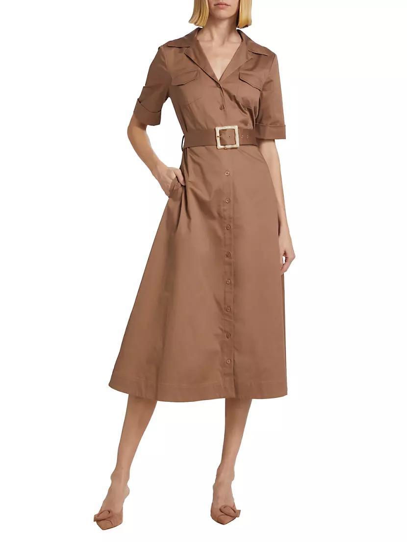 Expressing Myself Cotton-Blend Midi-Dress Product Image