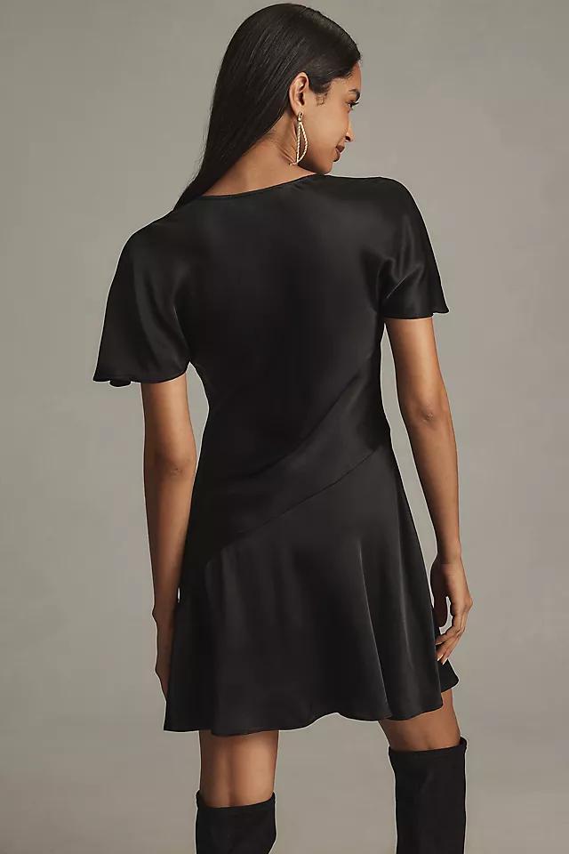 By Anthropologie Short-Sleeve V-Neck Mini Dress Product Image