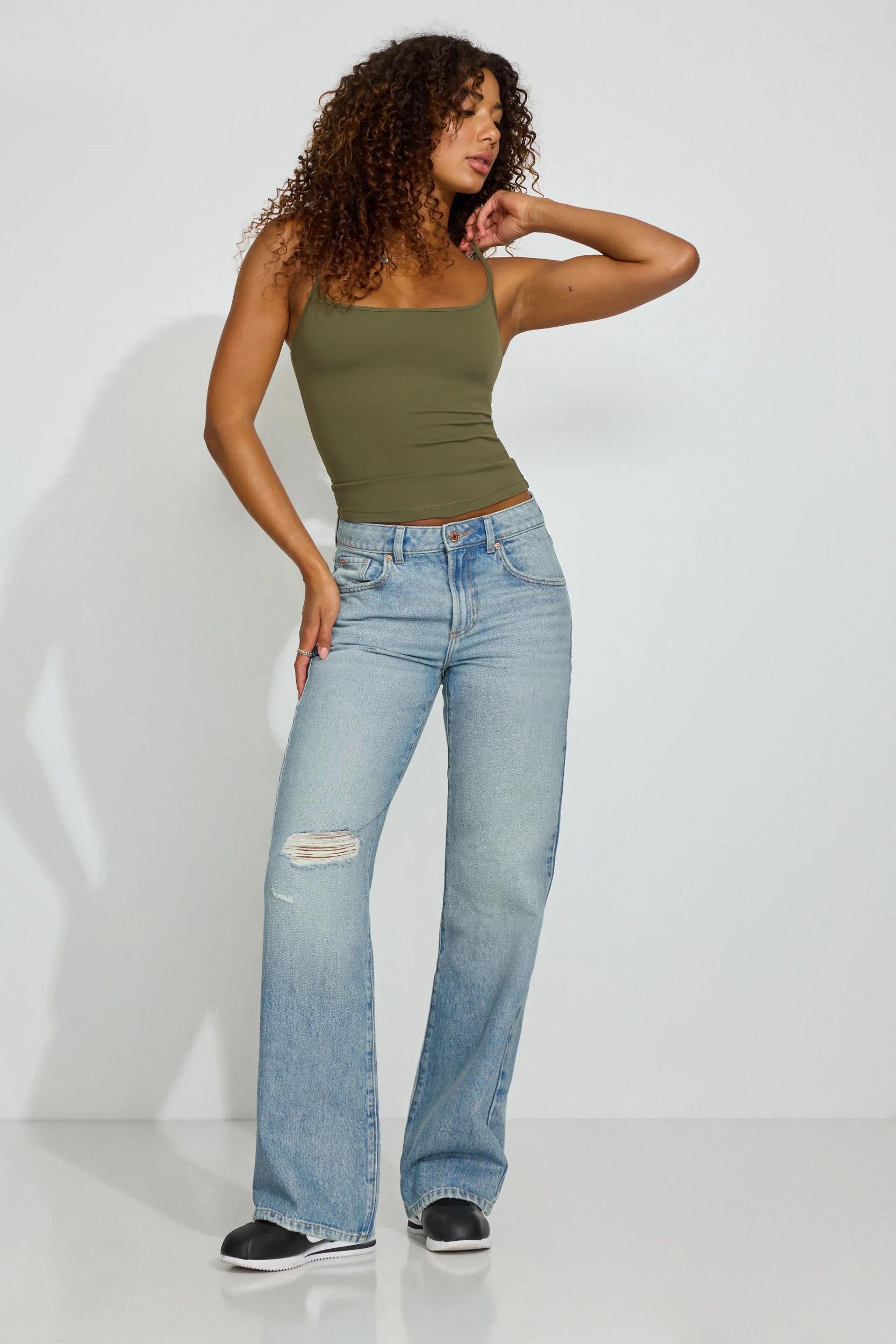 Relaxed Straight Jeans Product Image