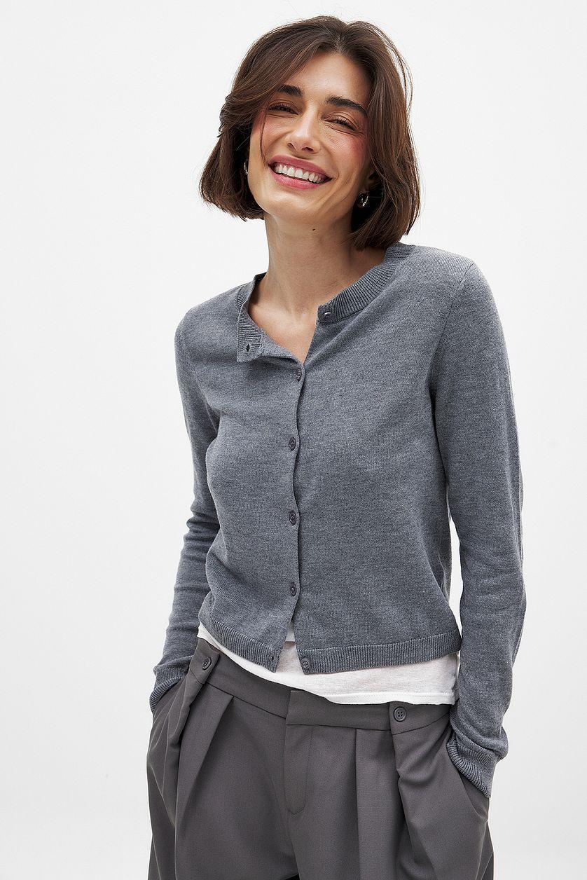 Fine Knitted Cardigan Product Image