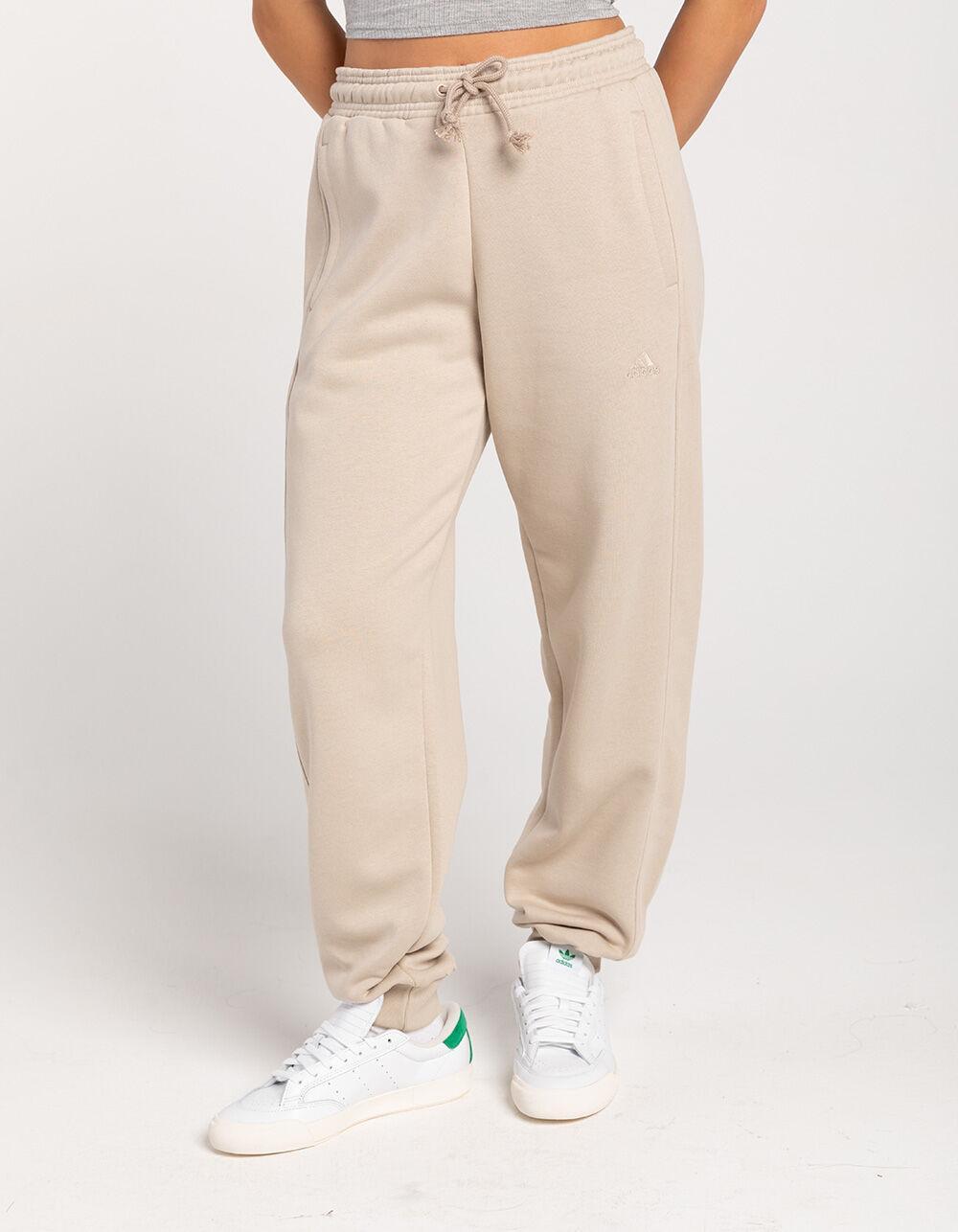 ADIDAS All SZN Womens Joggers - BEIGE Product Image