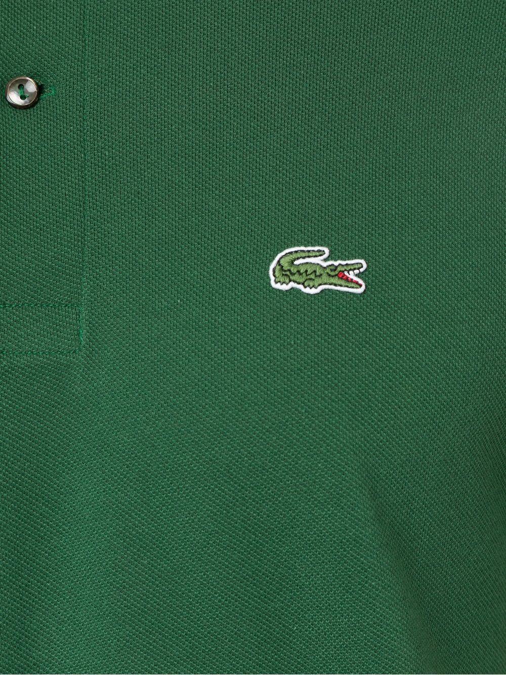 logo-patch short-sleeve polo shirt Product Image