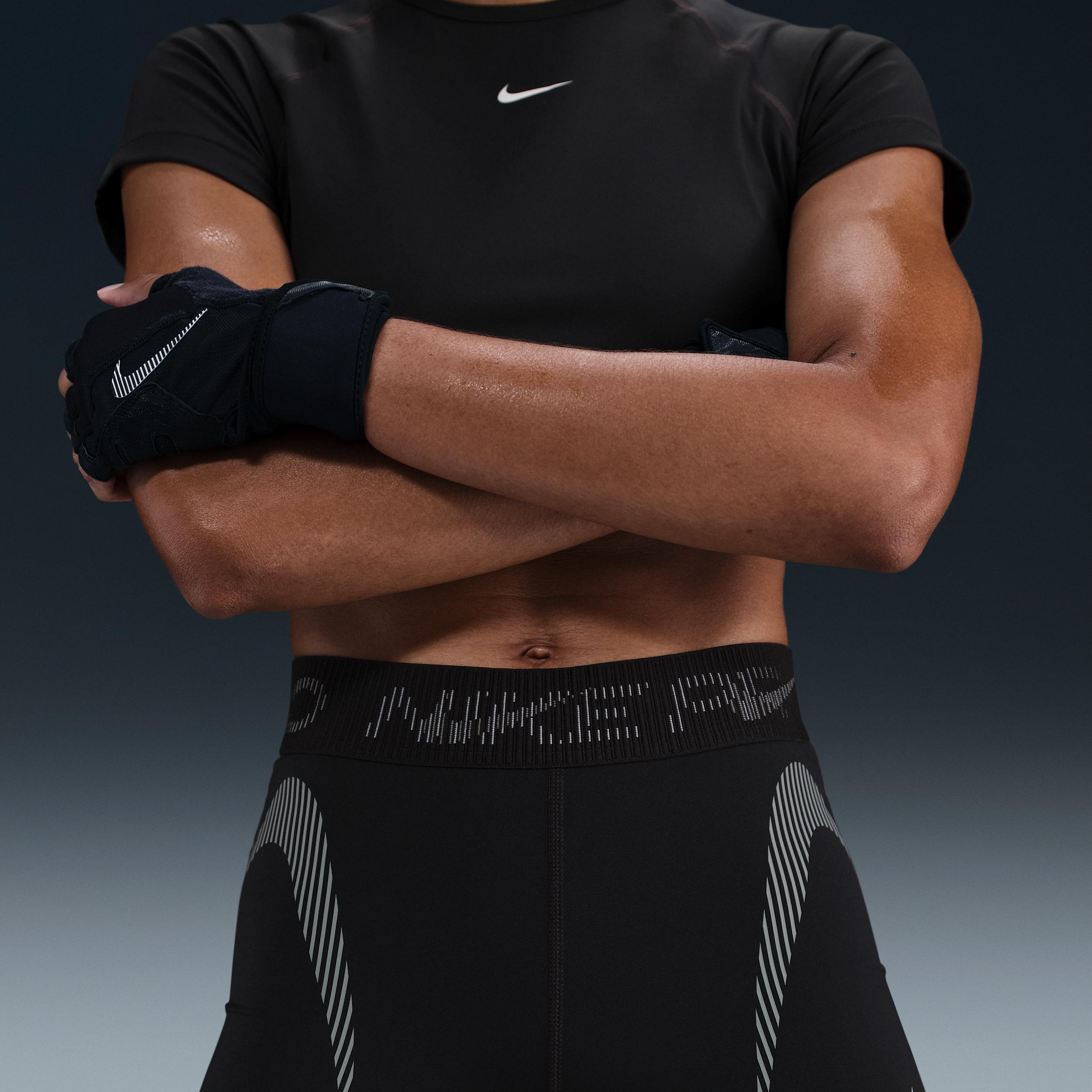 Womens Nike Pro Mid-Rise 3 Graphic Biker Shorts Product Image