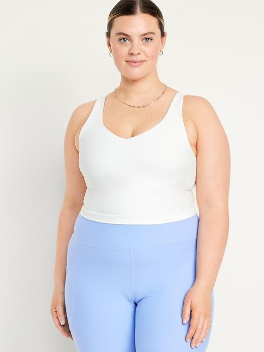 Light Support PowerSoft Ribbed Longline Sports Bra Product Image