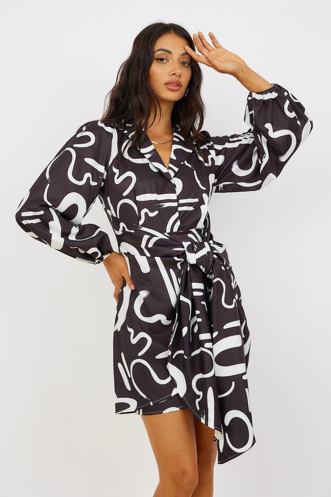 Less I Know Dress Black Product Image