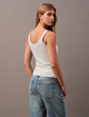 Soft Cotton Scoopneck Tank Top Product Image