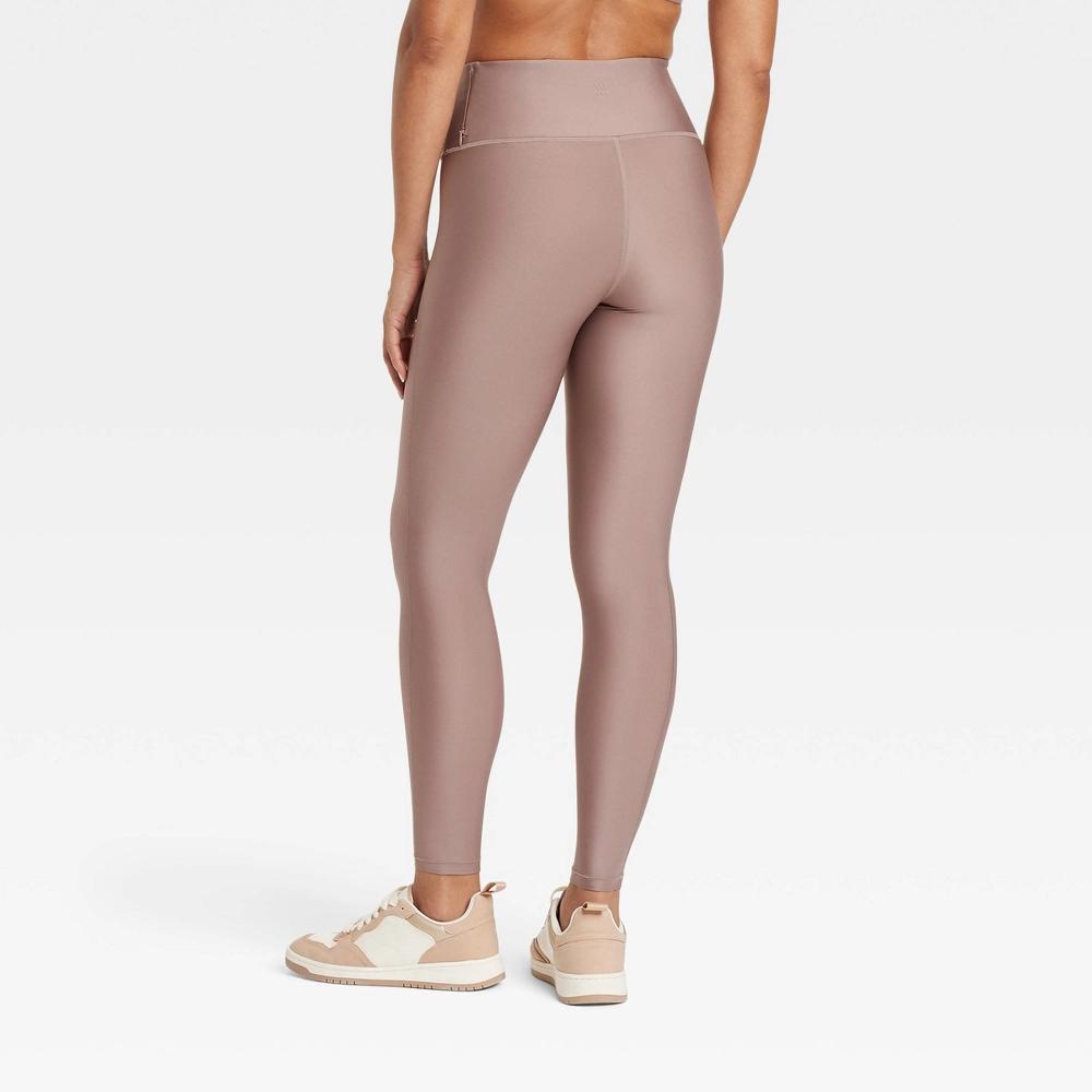 Women's Effortless Support High-Rise 7/8 Leggings - All In Motion™ Light Brown XL Product Image