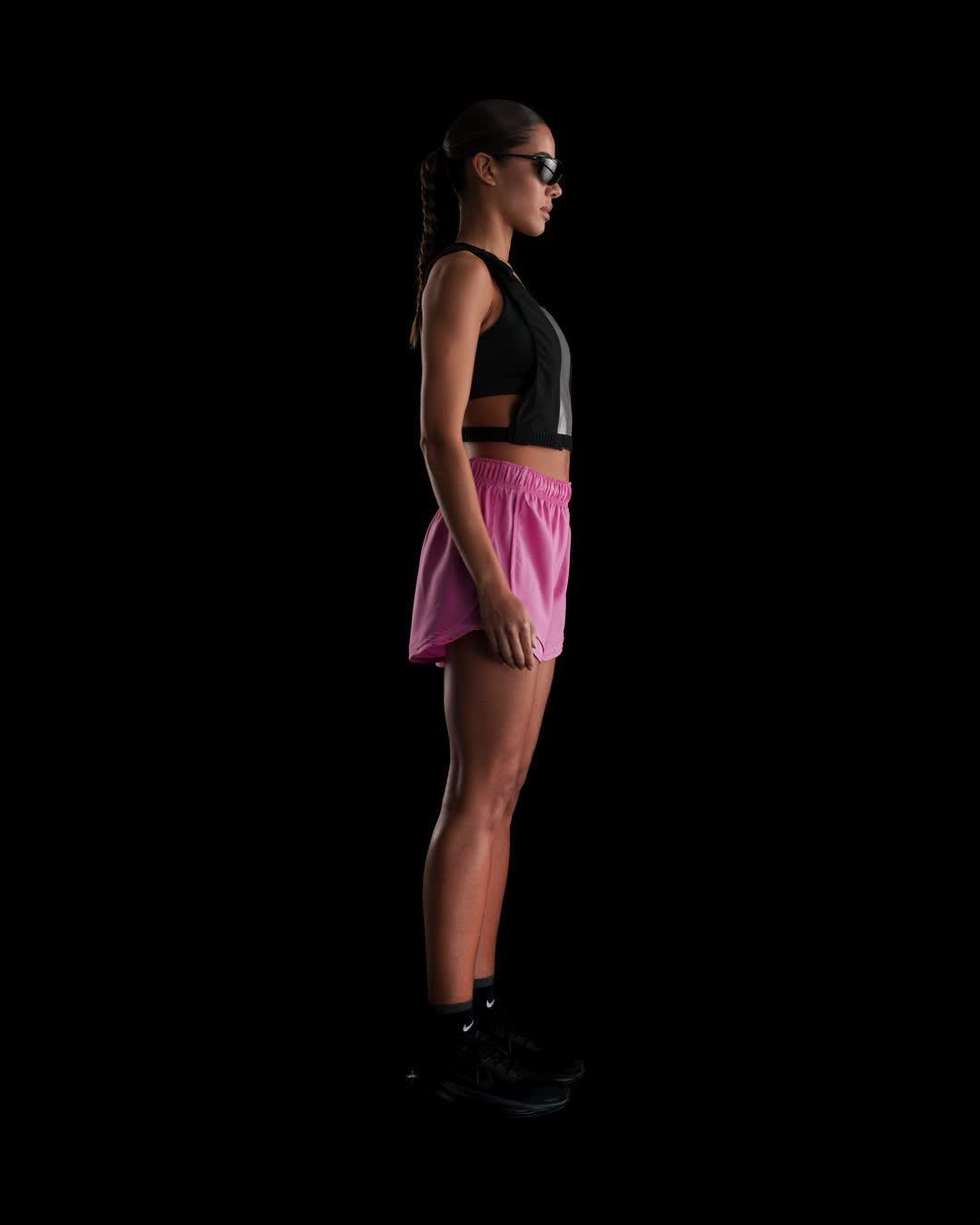 Nike Women's Tempo Dri-FIT Mid-Rise Brief-Lined Running Shorts Product Image