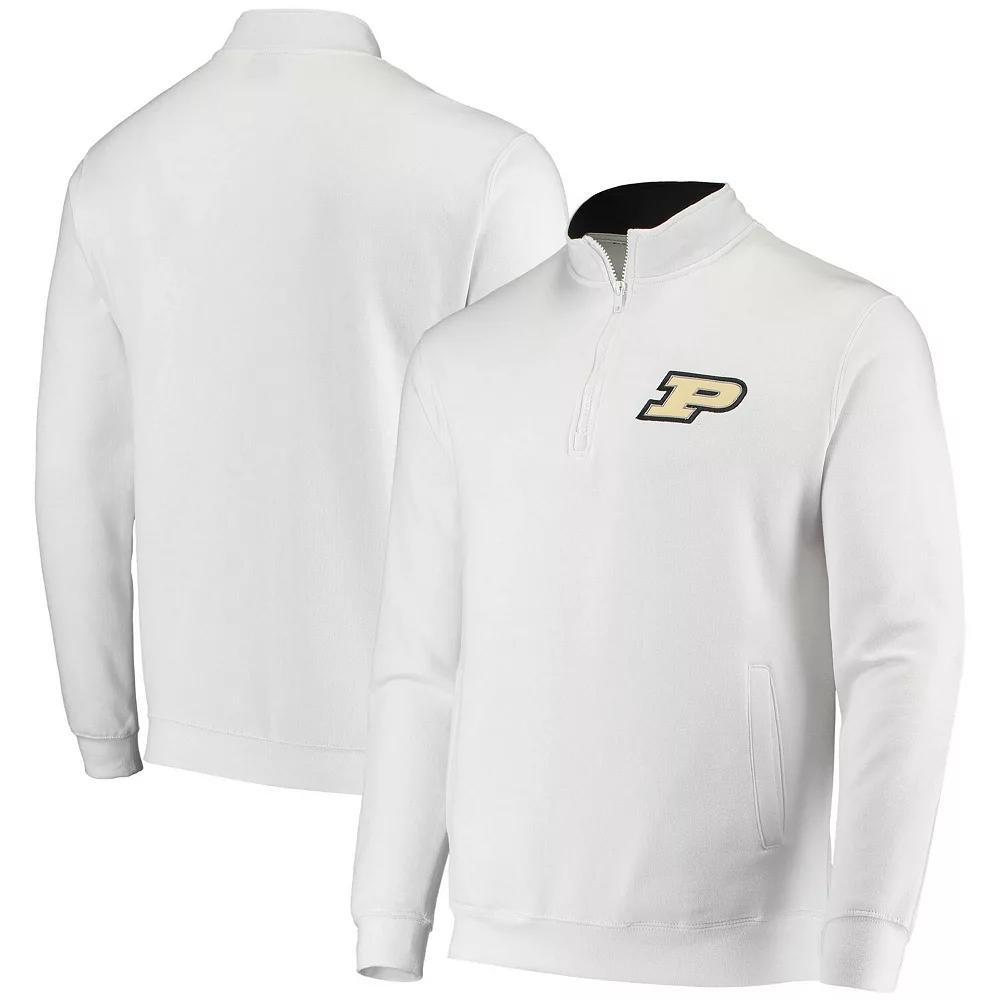 Men's Colosseum White Purdue Boilermakers Tortugas Logo Quarter-Zip Jacket, Size: XL Product Image