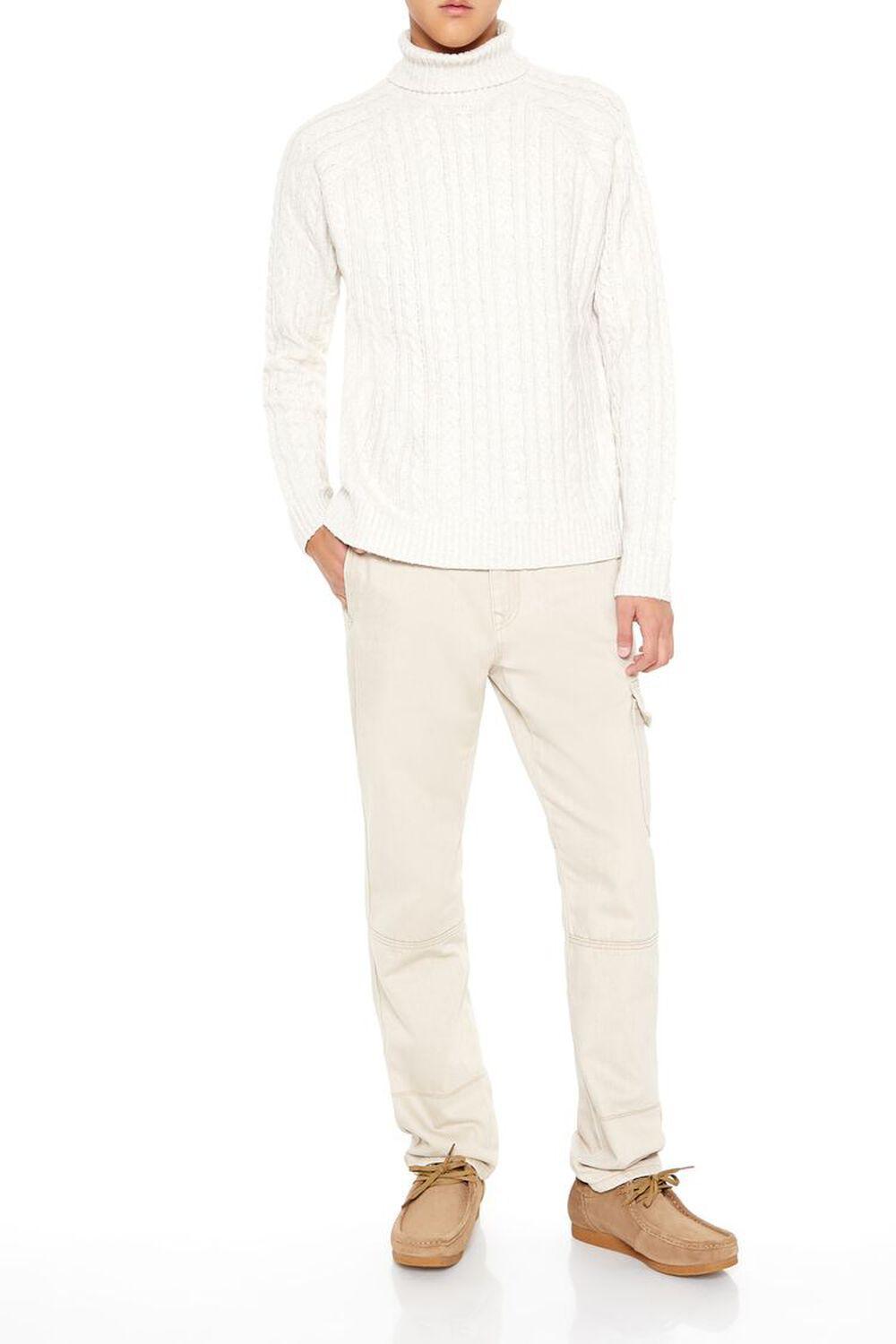 Cable Knit Turtleneck Sweater | Forever 21 Product Image