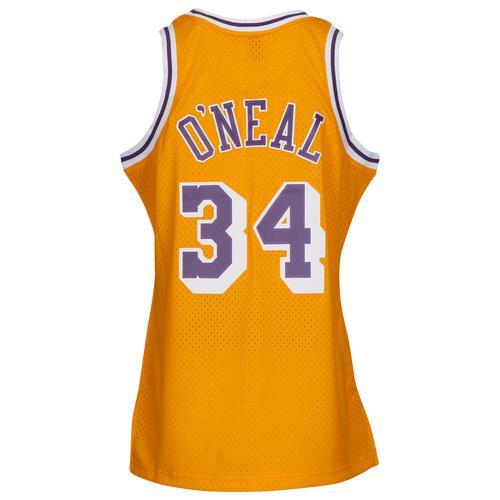 Mens Mitchell & Ness Magic Johnson Los Angeles Lakers Hardwood Classics Swingman Jersey Product Image