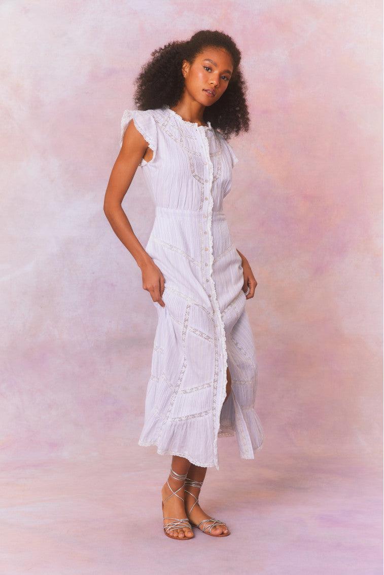 Remi Cotton Stripe Maxi Dress Product Image