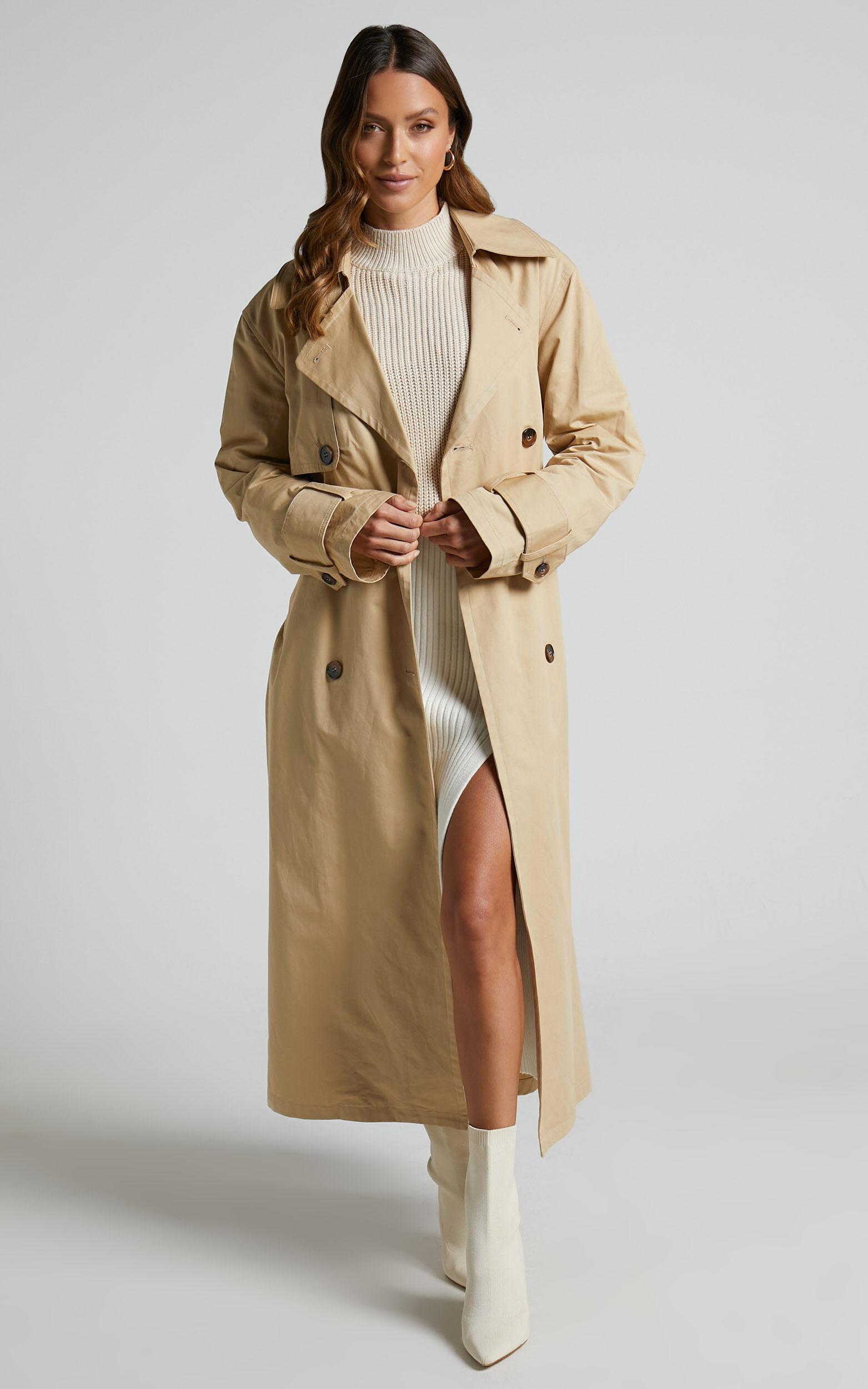 Valerie Jumper - High Neck Balloon Sleeve Knit Jumper in Cream Product Image
