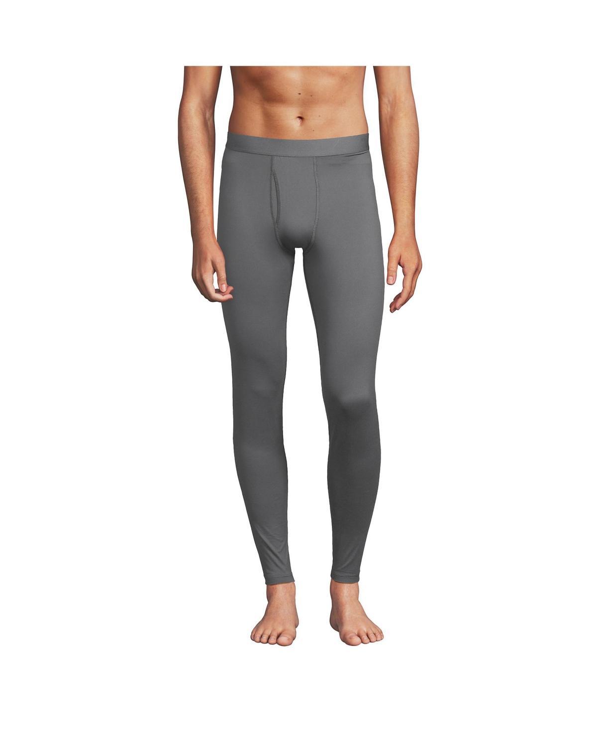 Men's Lands' End Stretch Thermaskin Long Underwear Base Layer Pants, Size: Small, Deep  Blue Product Image