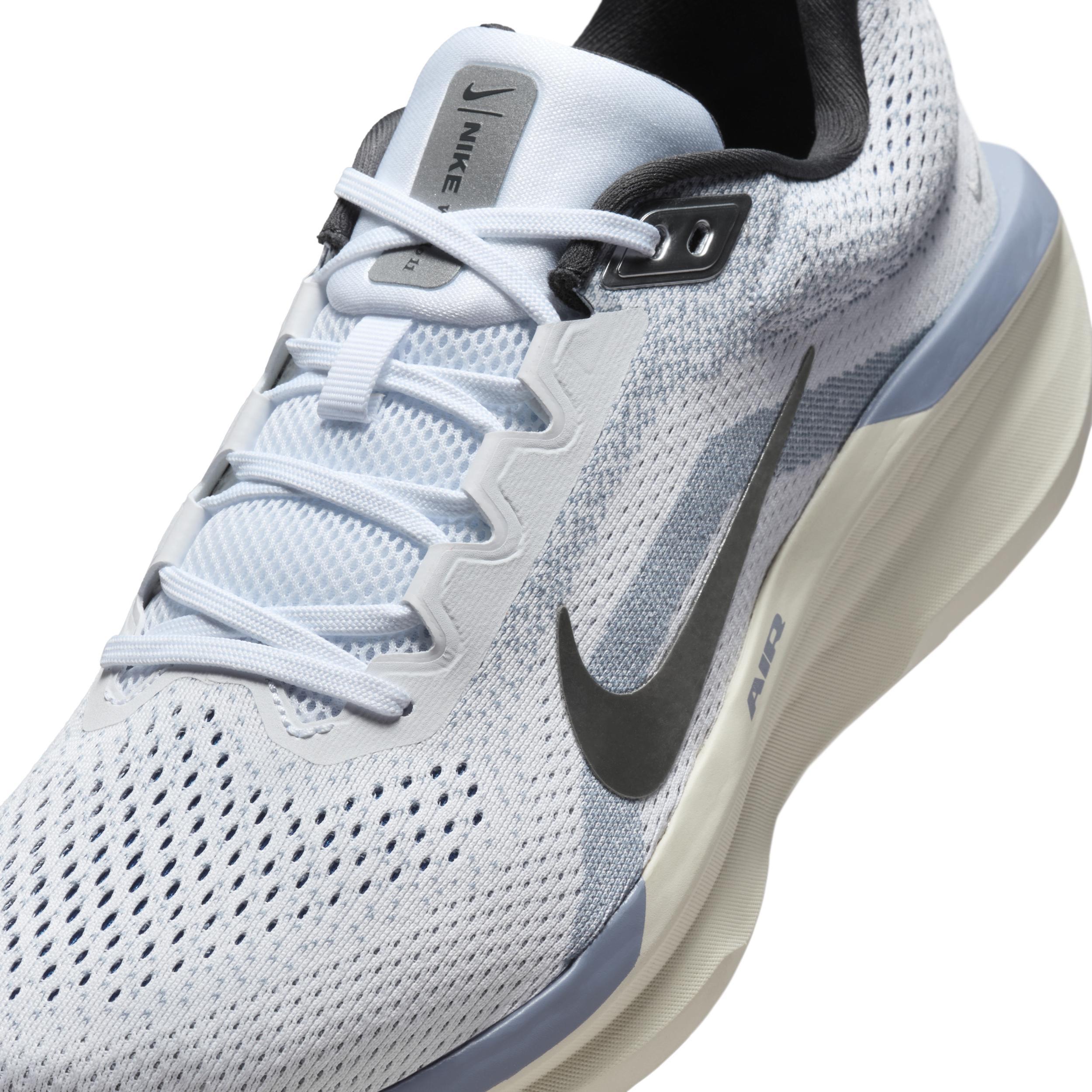 Nike Winflo 11 Men's Road Running Shoes, Size: 10, White Grey Silver Product Image