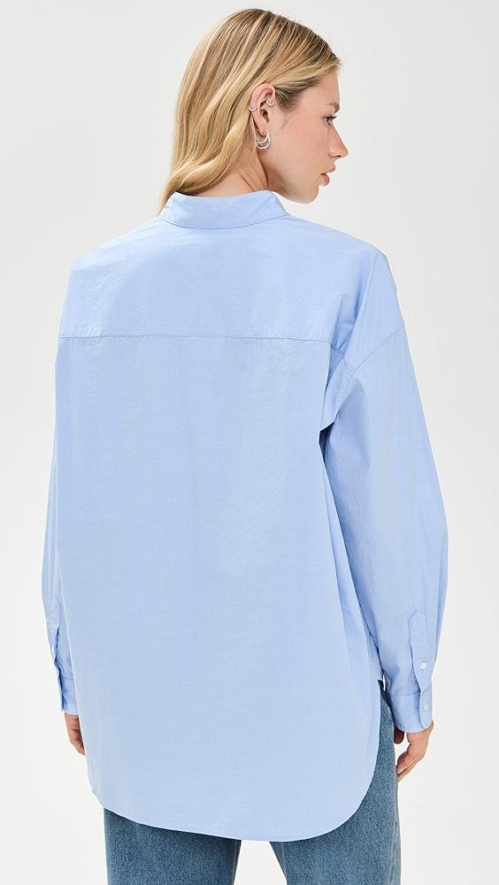 Frank & Eileen Collarless Buttondown | Shopbop Product Image