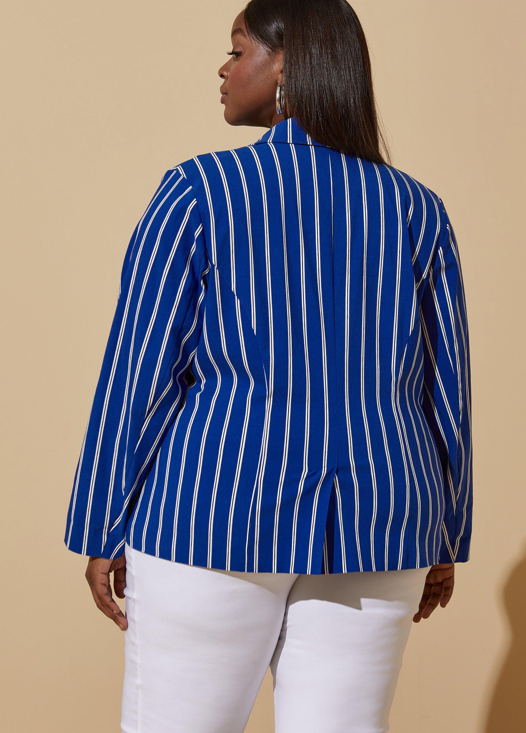 Pinstriped Power Twill Blazer Product Image
