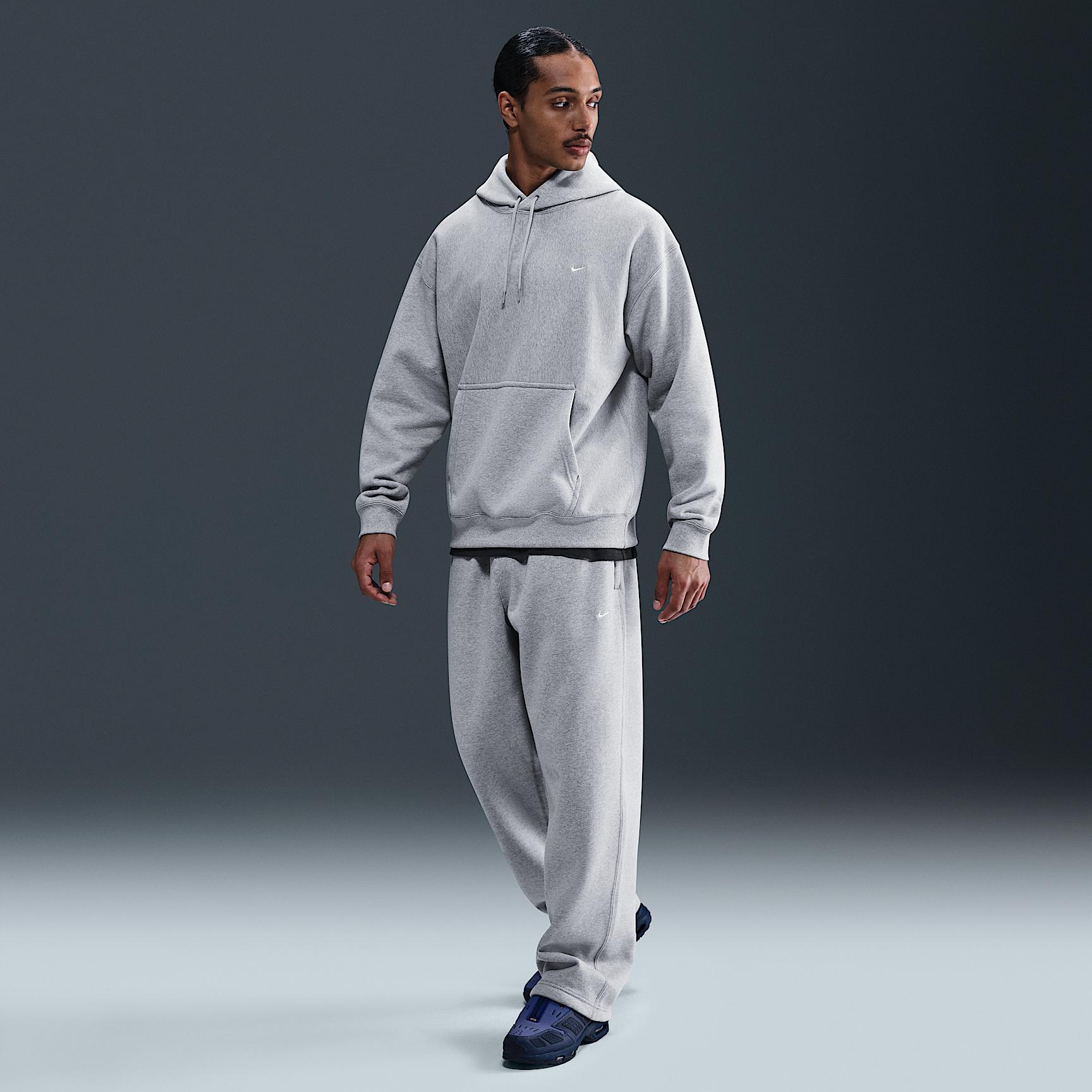 Nike Men's Solo Swoosh Fleece Open-Hem Pants Product Image