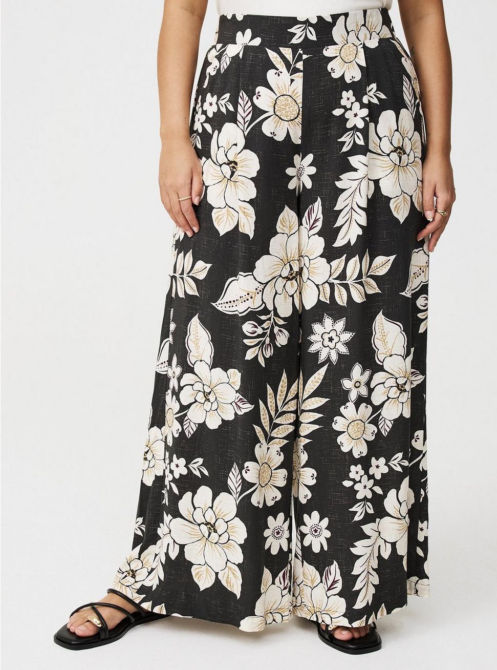 High-Rise Pull-On Wide-Leg Pant Product Image