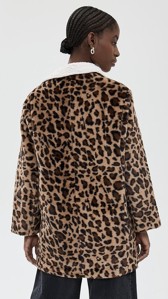 LNA Rana Faux Leopard Jacket | Shopbop Product Image