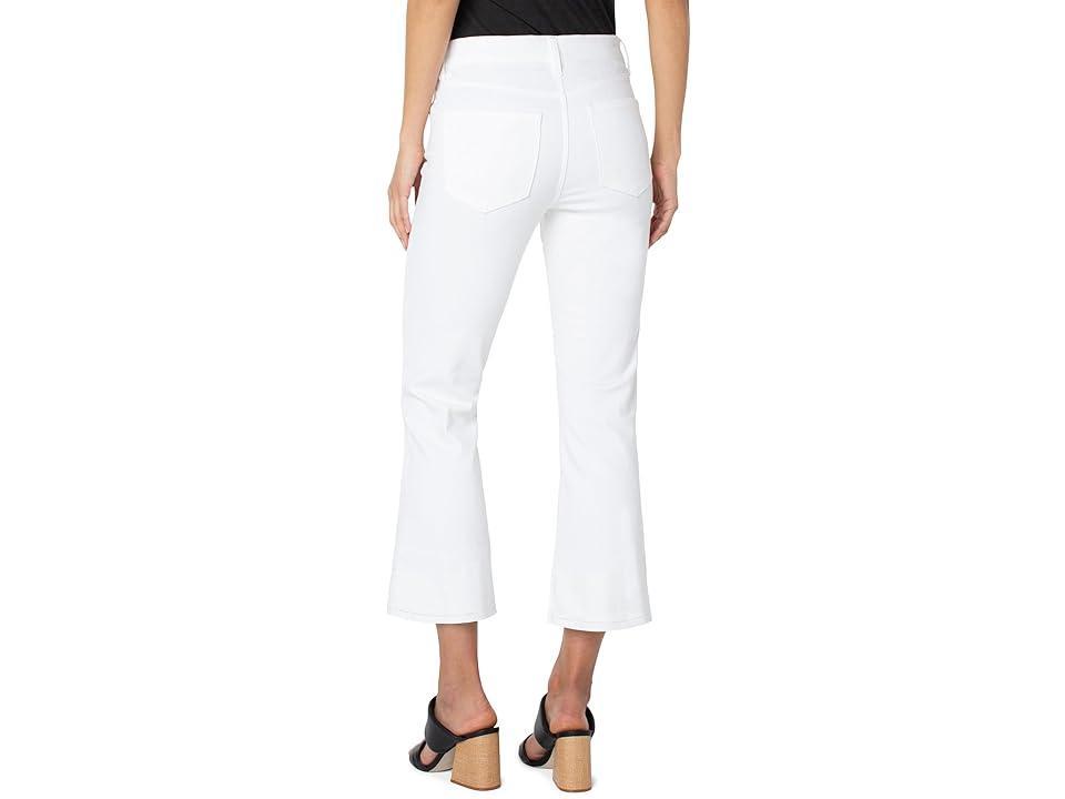 Liverpool Los Angeles Gia Glider Pull On Mid-Rise Crop Flare Stretch Denim Jean 25 1/2 (Bright ) Women's Jeans Product Image
