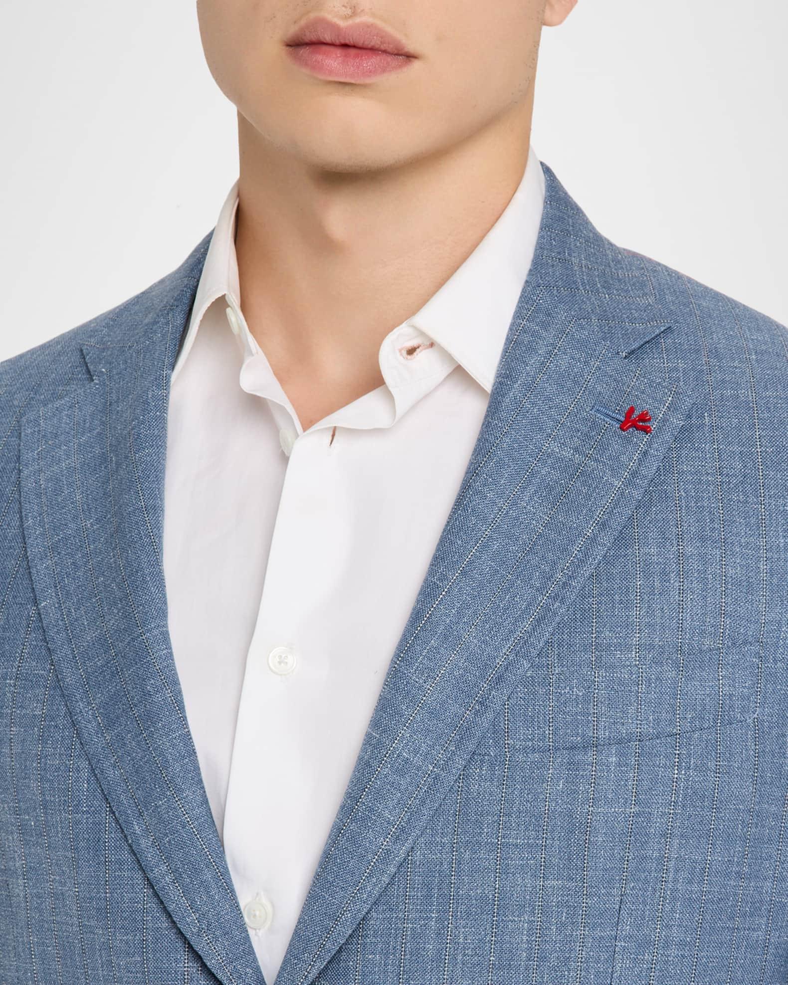 Men's Thin Stripe Single-Breasted Suit Product Image