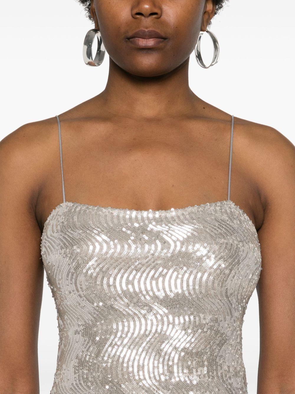 sequinned maxi dress Product Image