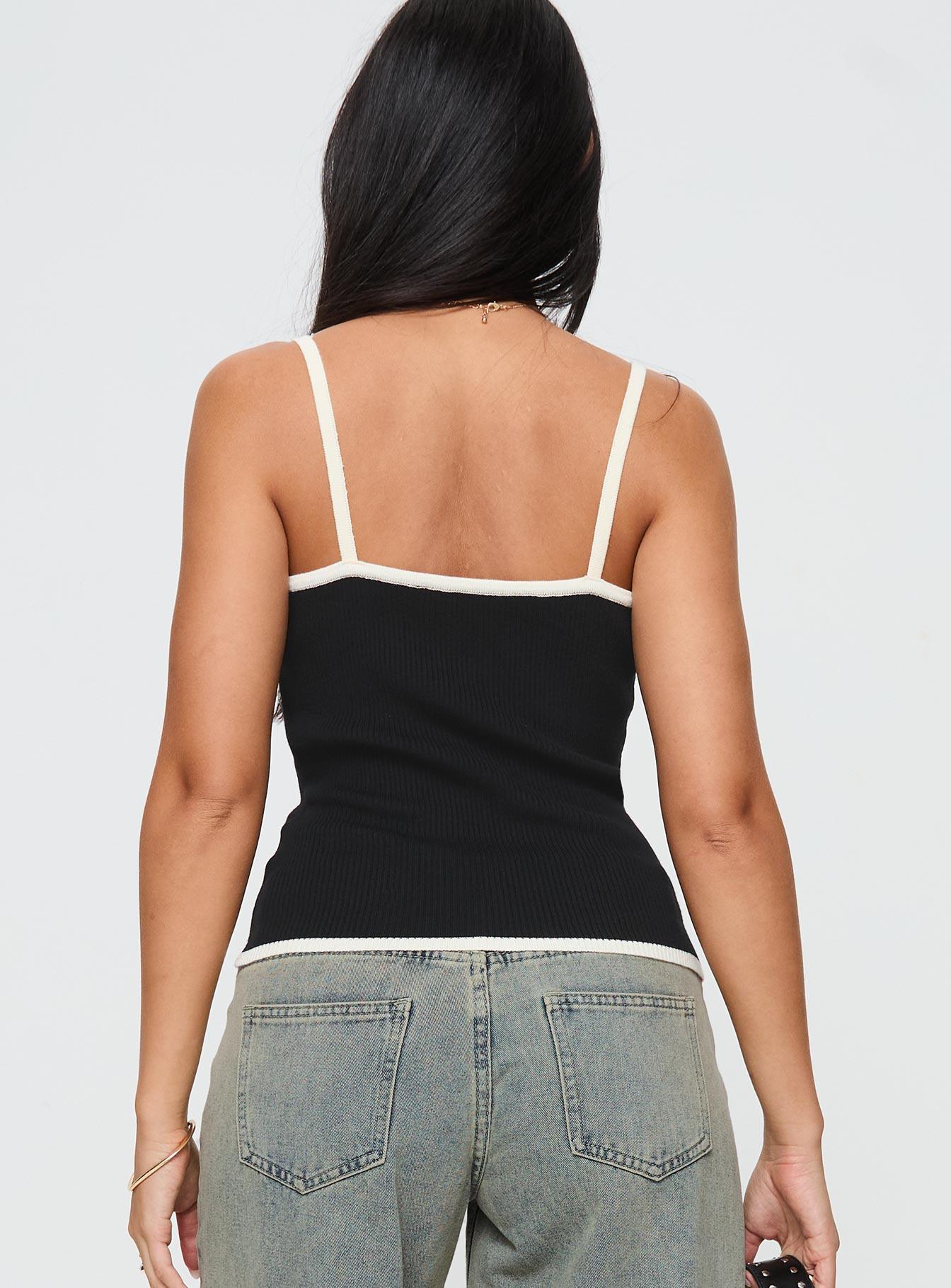 Kiss Me Cami Black Product Image