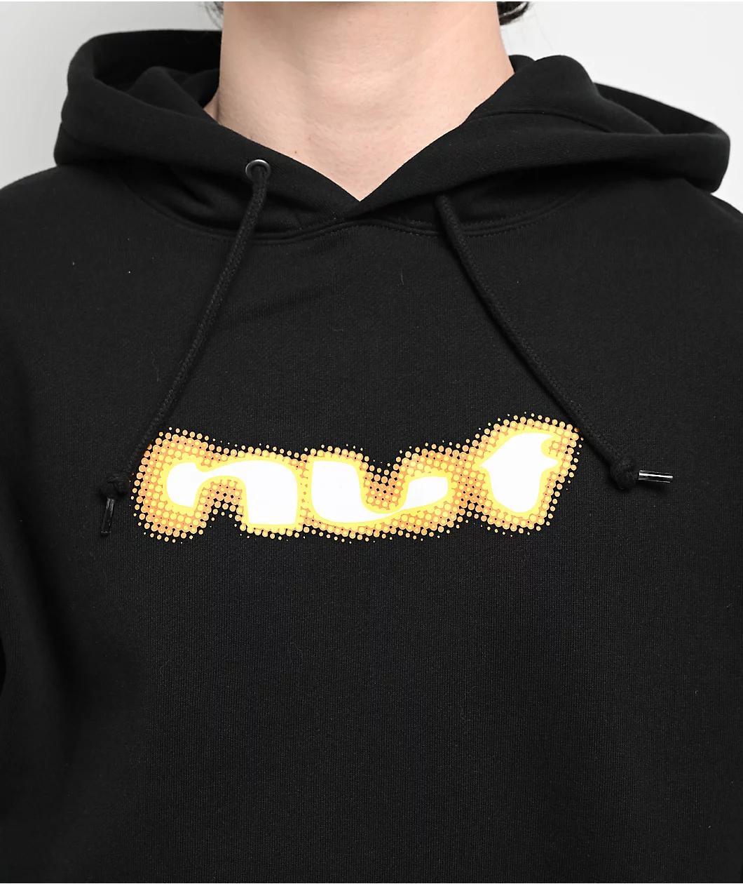 HUF Blur Black Hoodie Product Image