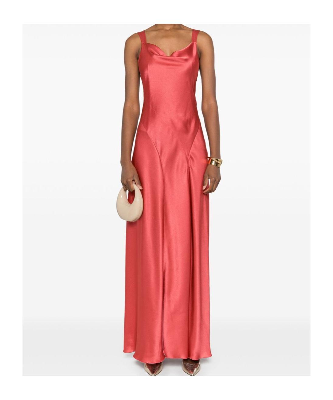 ALBERTA FERRETTI Cut-out Gown In Red Product Image
