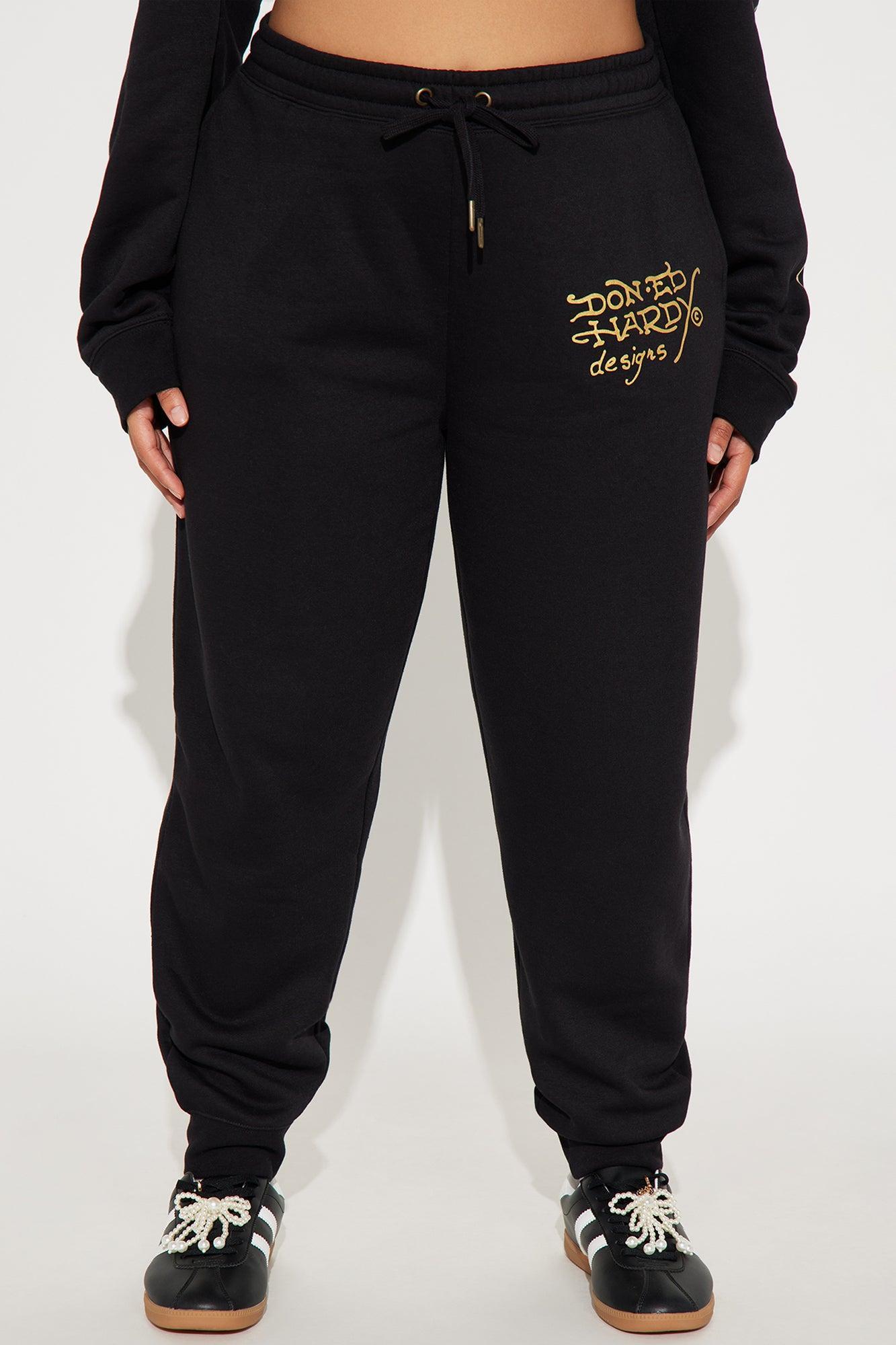 Ed Hardy Mary Jogger - Black Product Image