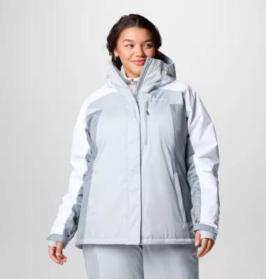 Plus Size Columbia Snowy Summit Insulated Jacket, Women's, Size: 3XL, Clematis Blue Product Image
