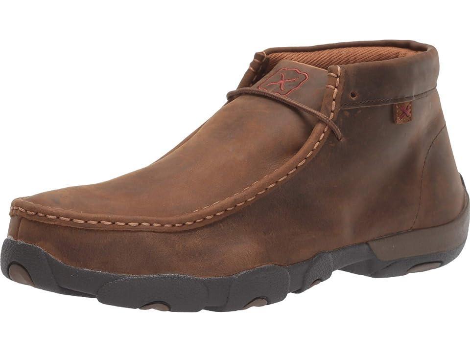 Twisted X Mens Work Steel Toe Leather Chukka Driving Moccasins Product Image