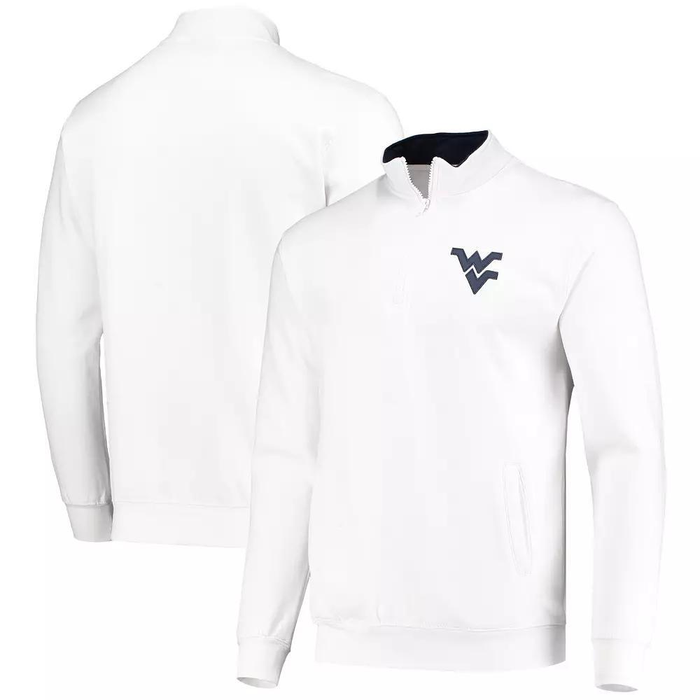 Men's Colosseum White West Virginia Mountaineers Tortugas Logo Quarter-Zip Jacket, Size: 3XL Product Image