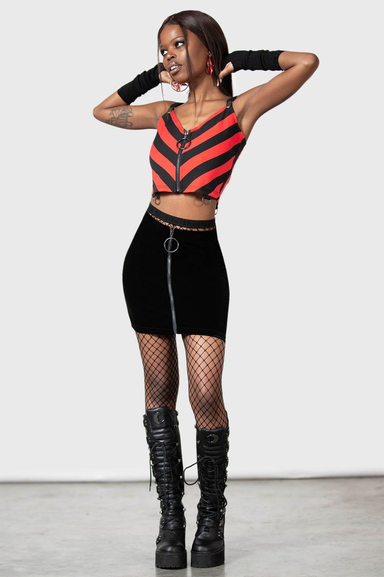 Total Rush Mini Skirt [B] - Resurrect Female Product Image