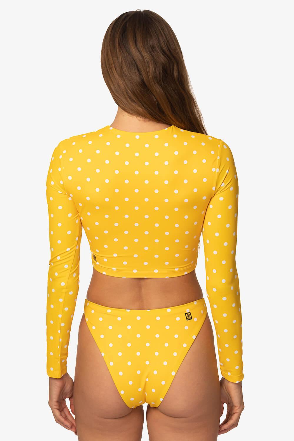 Taranaki Long Sleeved Crop Cut-Out Rashguard - Itsy Bitsy Female Product Image