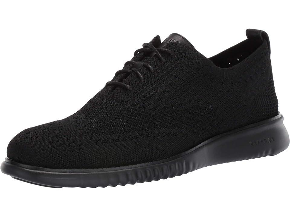 Cole Haan Mens 2.ZERGRAND Wingtip Oxford Shoes - Black Size 12 Product Image