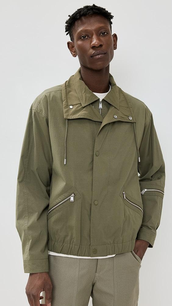 SIMKHAI Donovan Double Placket Jacket | Shopbop Product Image